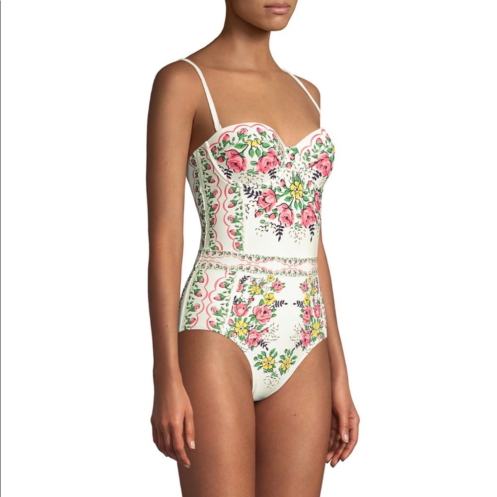 Tory Burch Lipsi Floral Underwire One Piece